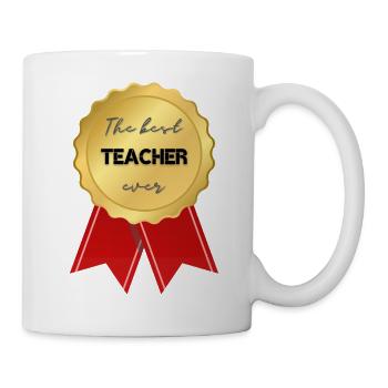 Der beste Lehrer aller Zeiten - Tasse - Weiß - Rechts