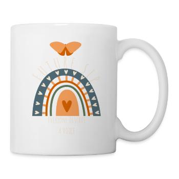 Future SLP Jeder verdient eine Stimme - Tasse - Weiß - Rechts