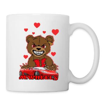 Ourson by M.Wheels - Mug blanc - blanc - Droite