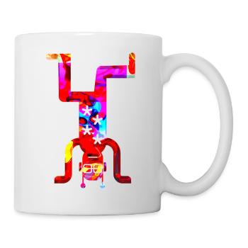 Music funny jazz retro song hipster vinyl rock - Mug - white - Right