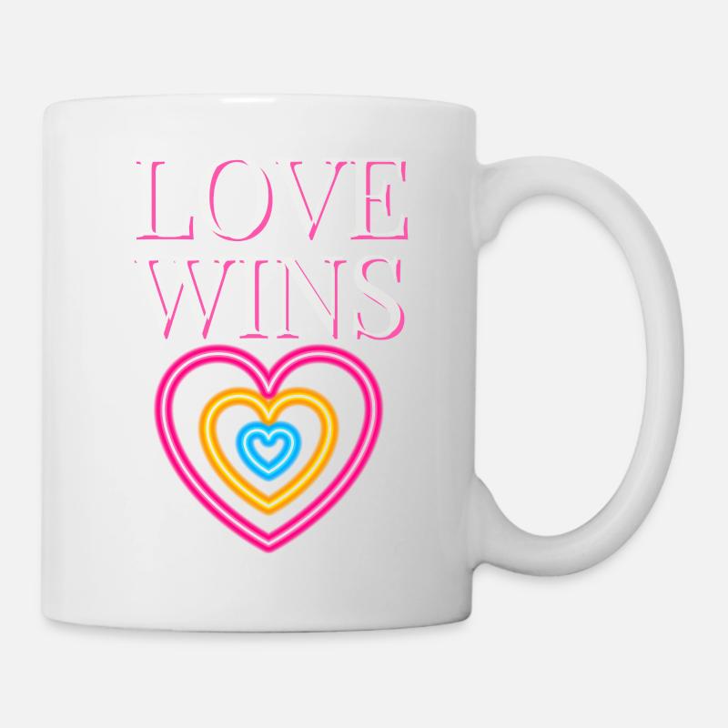 LOVE WINS - Mug - white