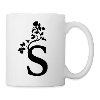 First letter S First name - Mug - white - Right