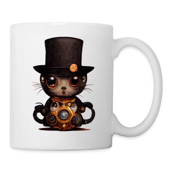 Elegant cat - Mug - white - Right