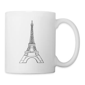 Eliffel Tower - Mug - white - Right
