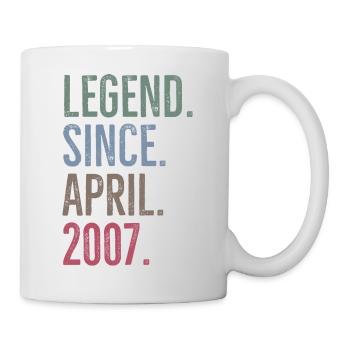 Legend Since April 2007 - Mug - white - Right