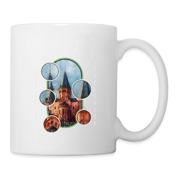 Mainz Deutschland Stadt Skyline Dom Heimat Liebe - Tasse - Weiß - Rechts