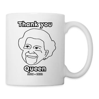 Queen of United-kingdom - Mug blanc - blanc - Droite
