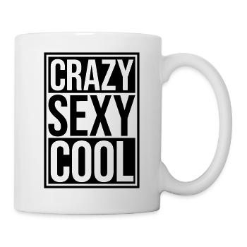 crazy sexy cool design - Mug - white - Right