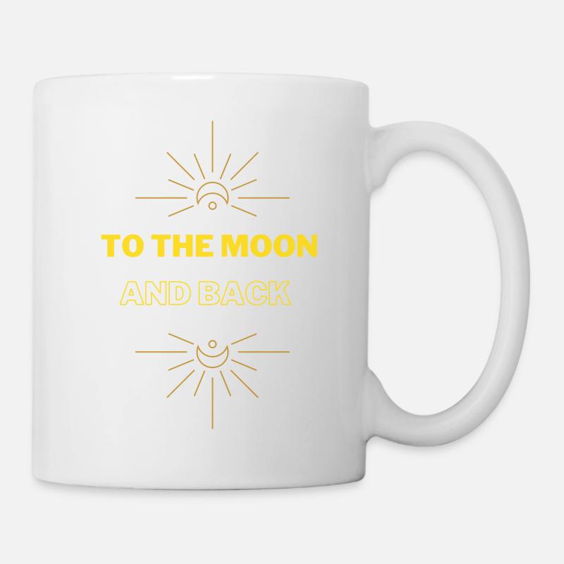 To the moon and back - Tasse - Weiß