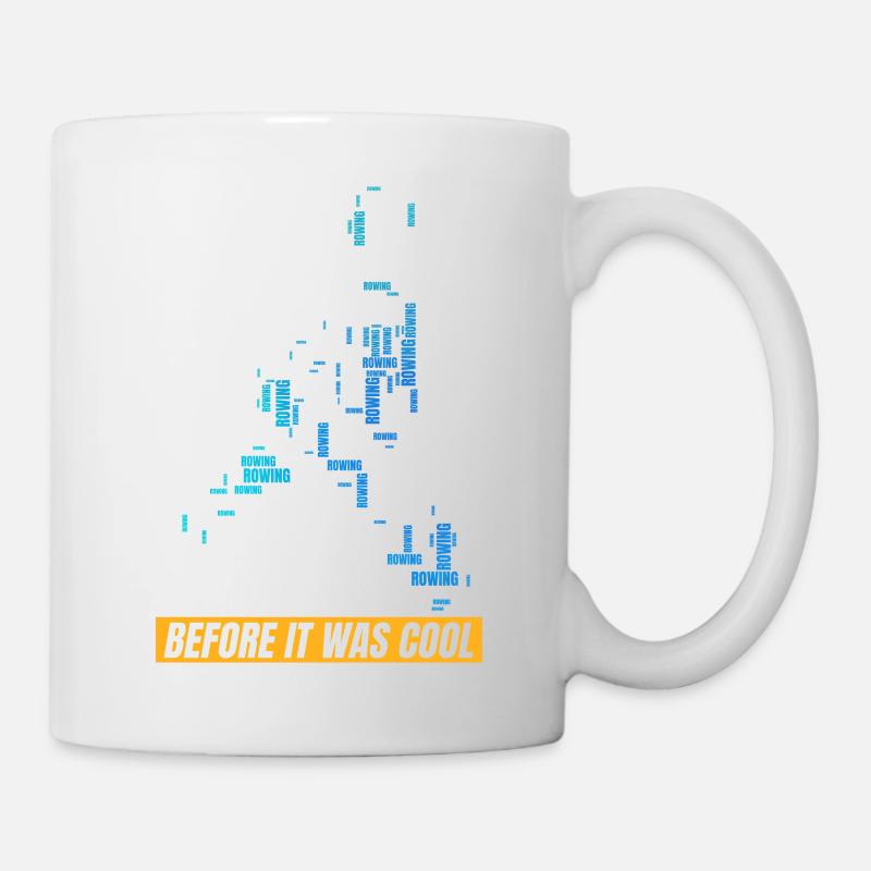 Joyable Rowing Of Kayakers Saying - Mug - white