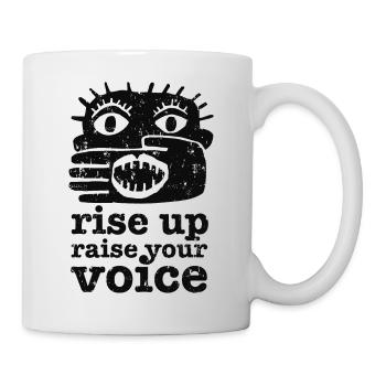 Rise Up - Tasse - Weiß - Rechts