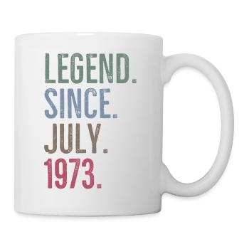 Legende seit Juli 1973 - Tasse - Weiß - Rechts