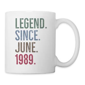 Legende seit Juni 1989 - Tasse - Weiß - Rechts