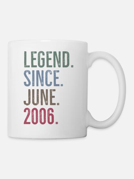 Legende seit Juni 2006 - Tasse - Weiß