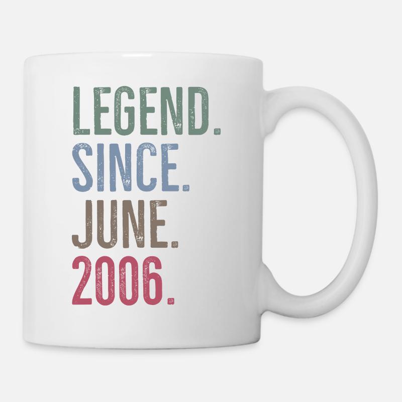Legende seit Juni 2006 - Tasse - Weiß