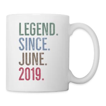 Legend Since June 2019 - Mug - white - Right