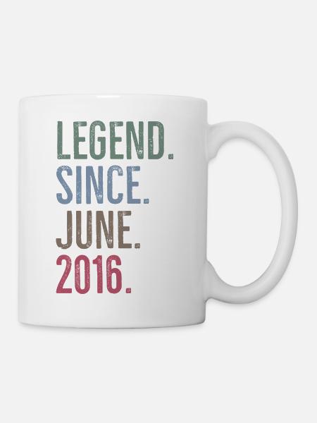 Legende seit Juni 2016 - Tasse - Weiß