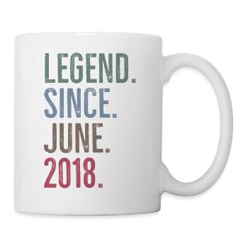 Legende seit Juni 2018 - Tasse - Weiß - Rechts