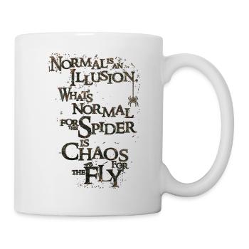wisdom quotes buddha text life halloween - Mug - white - Right