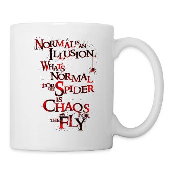 wisdom quotes buddha text life halloween - Mug - white - Right