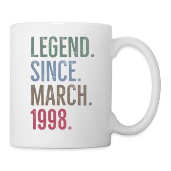 Legend Since March 1998 - Mug - white - Right