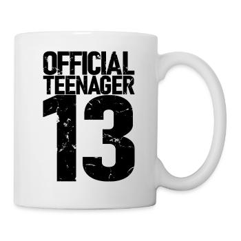 Adolescent officiel 13, cadeau cool 13e anniversaire - Mug blanc - blanc - Droite