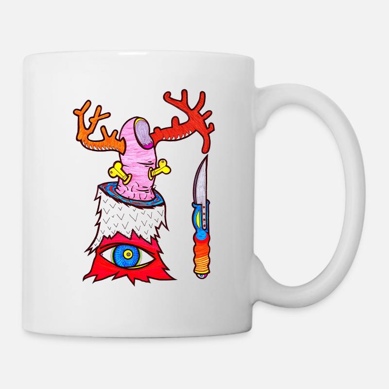 Hirschfänger - Tasse - Weiß