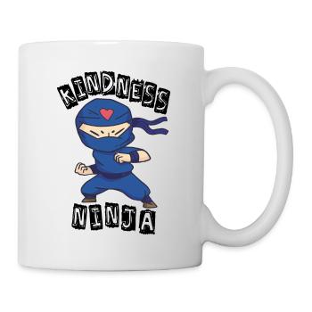 Kindness Ninja, Fight against Bullying - Mug - white - Right