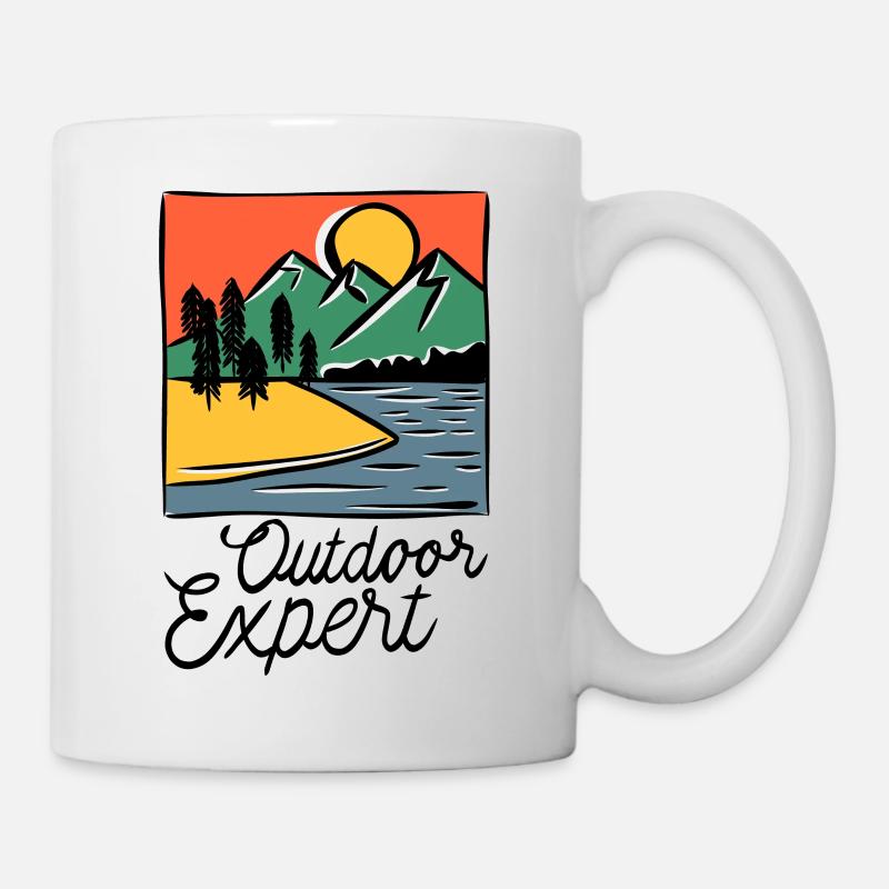 Outdoor-Experte - Tasse - Weiß