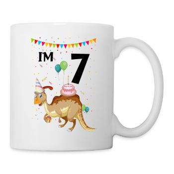 Dinosaur Motif for Paleontologists - Mug - white - Right