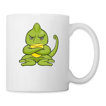 Nope Caméléon paresseux drôle - Mug blanc - blanc - Droite