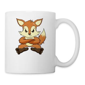 Nope Funny Lazy Fox - Mug - white - Right