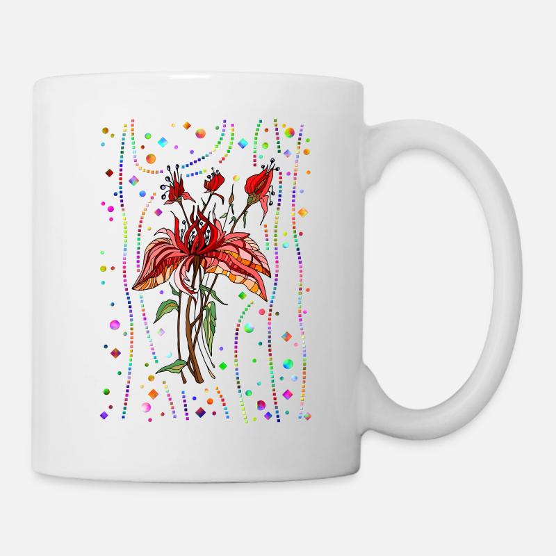 Fleur - Mug blanc - blanc