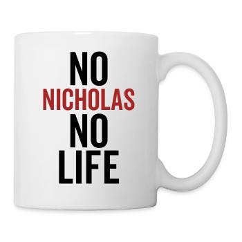 Pas de Nicolas Pas de vie - Mug blanc - blanc - Droite