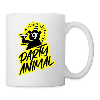 Party!!! - Tasse - Weiß - Rechts