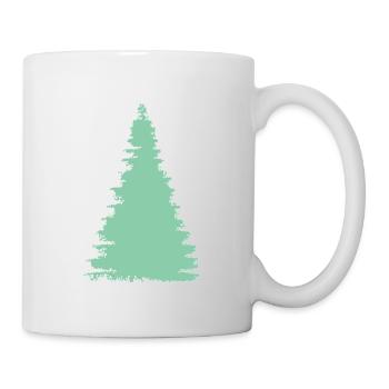 Christmas Tree Christmas Tree Winter Vector 8 - Mug - white - Right