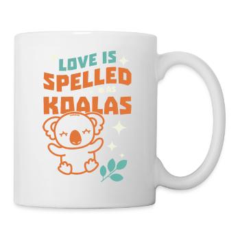 Love Is Spelled As Koalas - Mug - white - Right