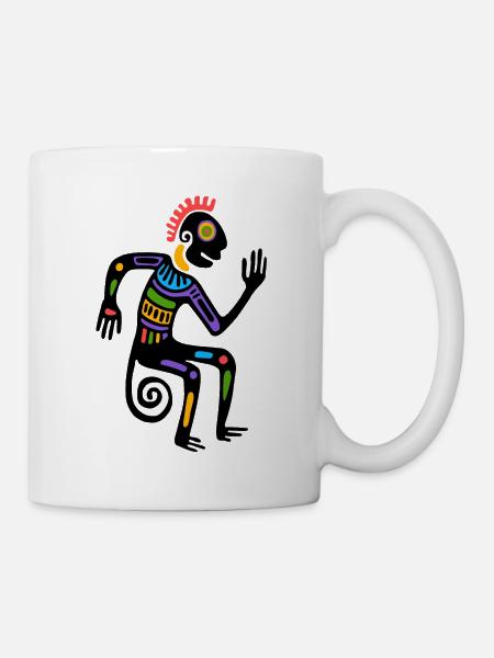 Culture des Aztèques et des Mayas - Mug blanc - blanc