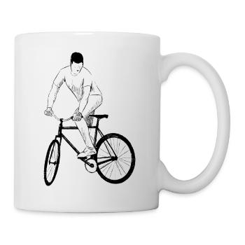 Patin Fixie - Mug blanc - blanc - Droite