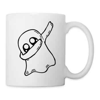 Geist dabbing dab dance - Mug blanc - blanc - Droite