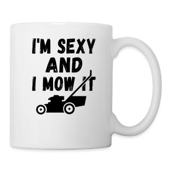 Je suis sexy et je tonds ça - Mug blanc - blanc - Droite