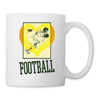 Joueur de football américain Joueur de football américain Sports - Mug blanc - blanc - Droite