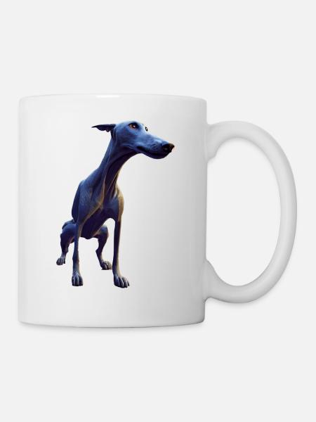 Lurcher Hund - Lurcher - Mug - white