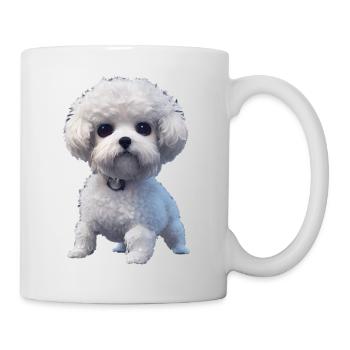 Bichon Frise Chien - Bichon Frise - Mug blanc - blanc - Droite