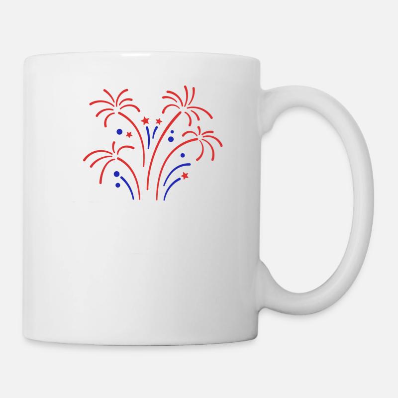 Pocket Feuerwerk 1 - Tasse - Weiß