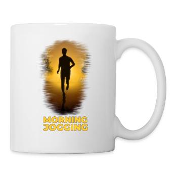Morning Jogging - Mug - white - Right