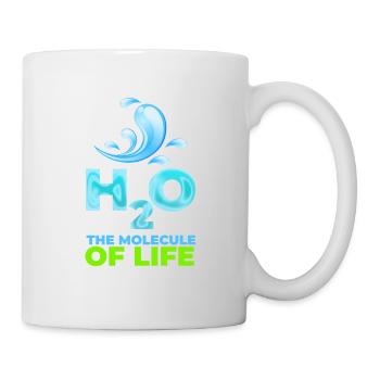 Water, the Molecule of life - Mug - white - Right