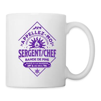 Appellez-moi Sergent-chef, bande de Pi... - Mug blanc - blanc - Droite
