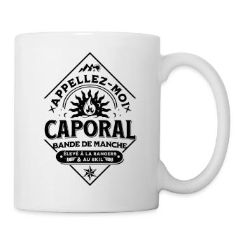 Appellez-moi Caporal, bande de Manche - Mug blanc - blanc - Droite