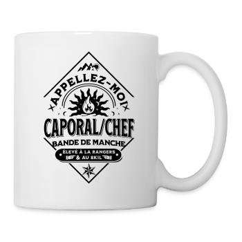 Appellez-moi Caporal-Chef, bande de Manche B - Mug blanc - blanc - Droite
